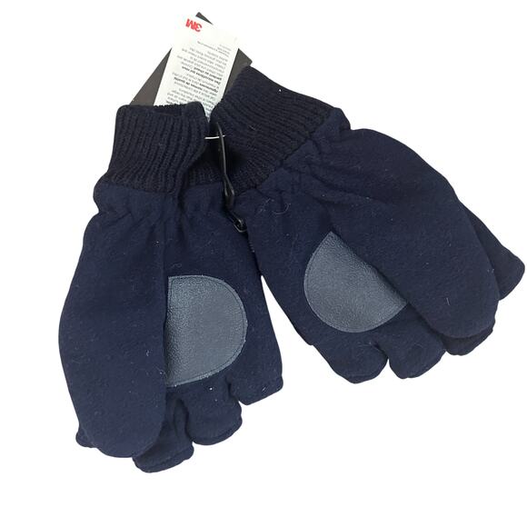 3M Thinsulate Arctic Warmth Black Convertible Gloves Youth XL 12-18 Years NEW - Picture 3 of 5